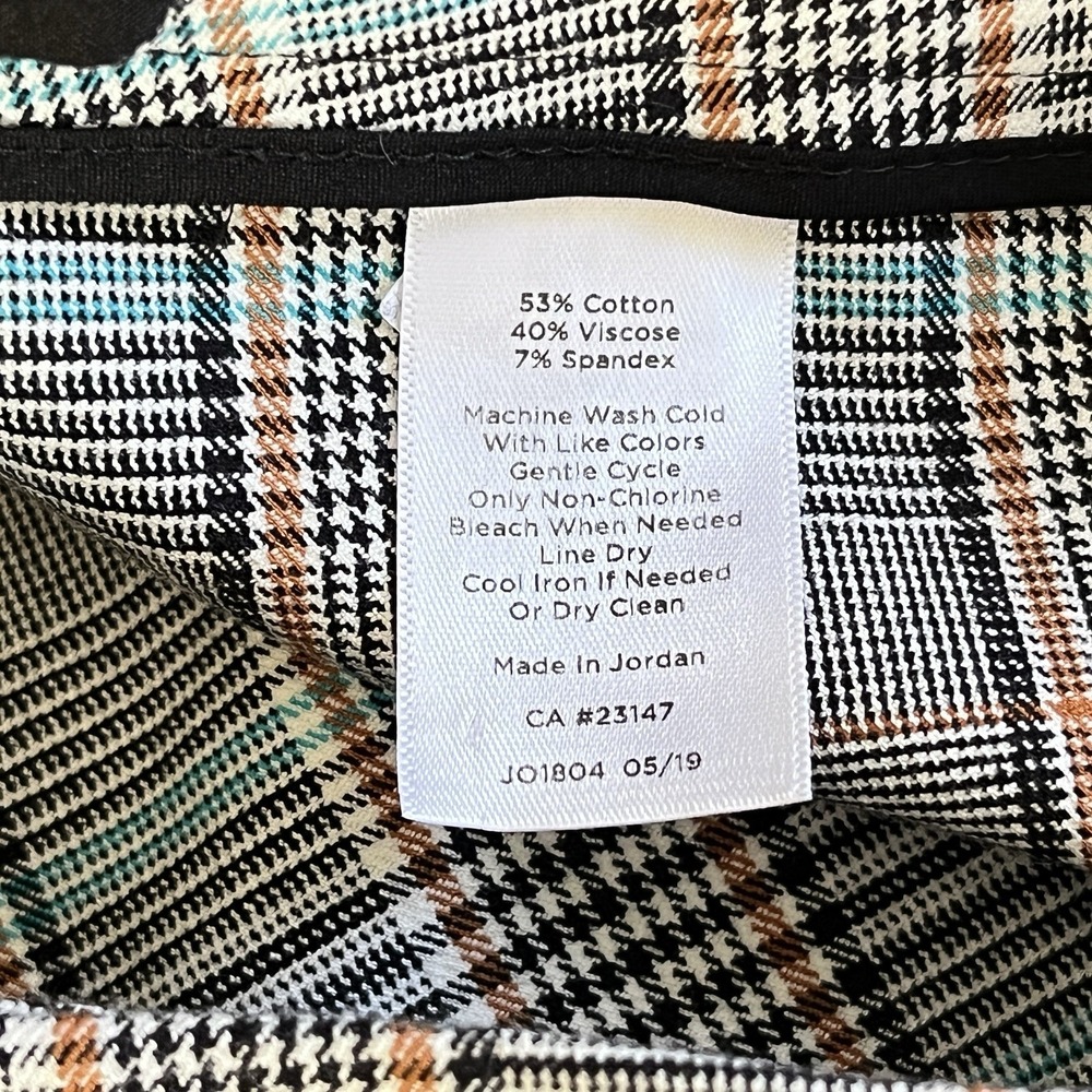 Talbots Petites Chatham Ankle Pants Womens 10P Plaid Career Old Money Classic - Picture 7 of 7